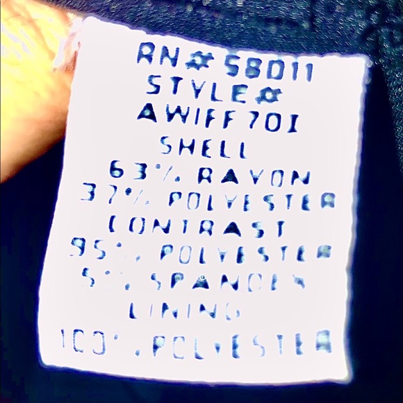 Beautiful deep purple/purple cocktail dress.  C. 41.5 in from shoulder to hem - Picture 6 of 10